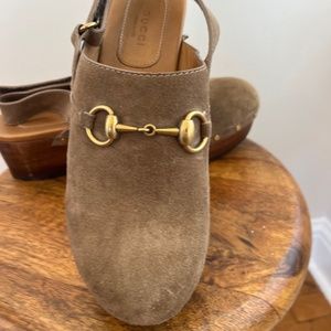 Gucci Horsebit Slingback Clogs
